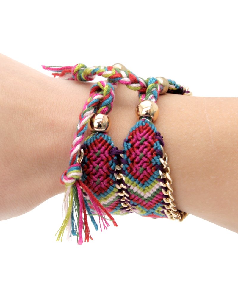 Double Boho Friendship Bracelet ΚΟΣΜΗΜΑΤΑ