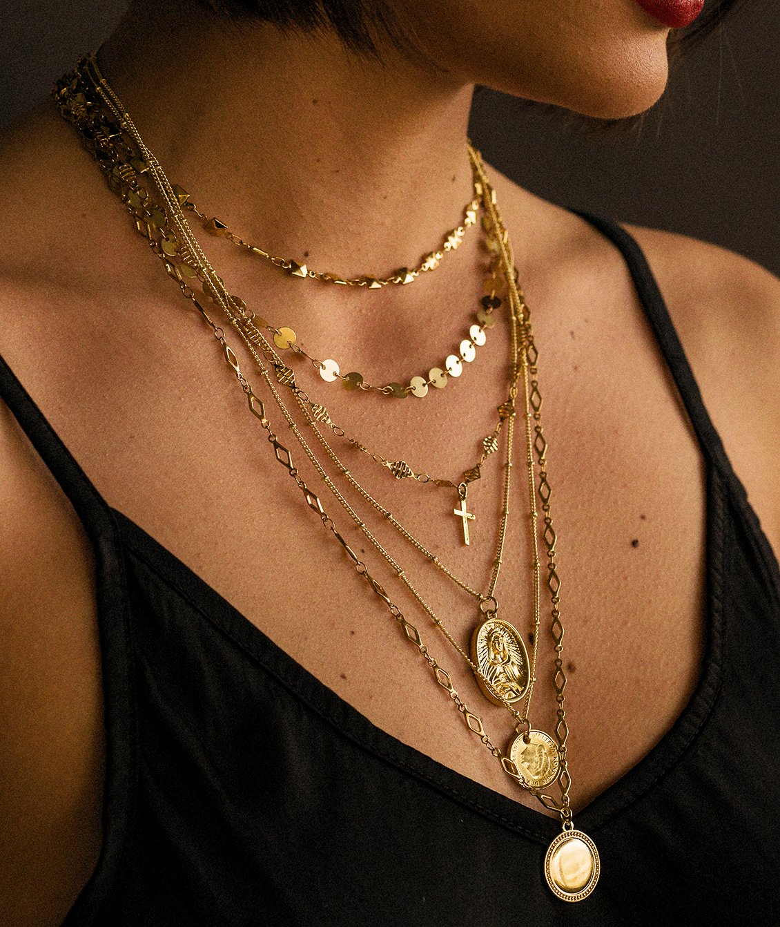 Allyson Set of 6 Necklaces - ΚΟΣΜΗΜΑΤΑ