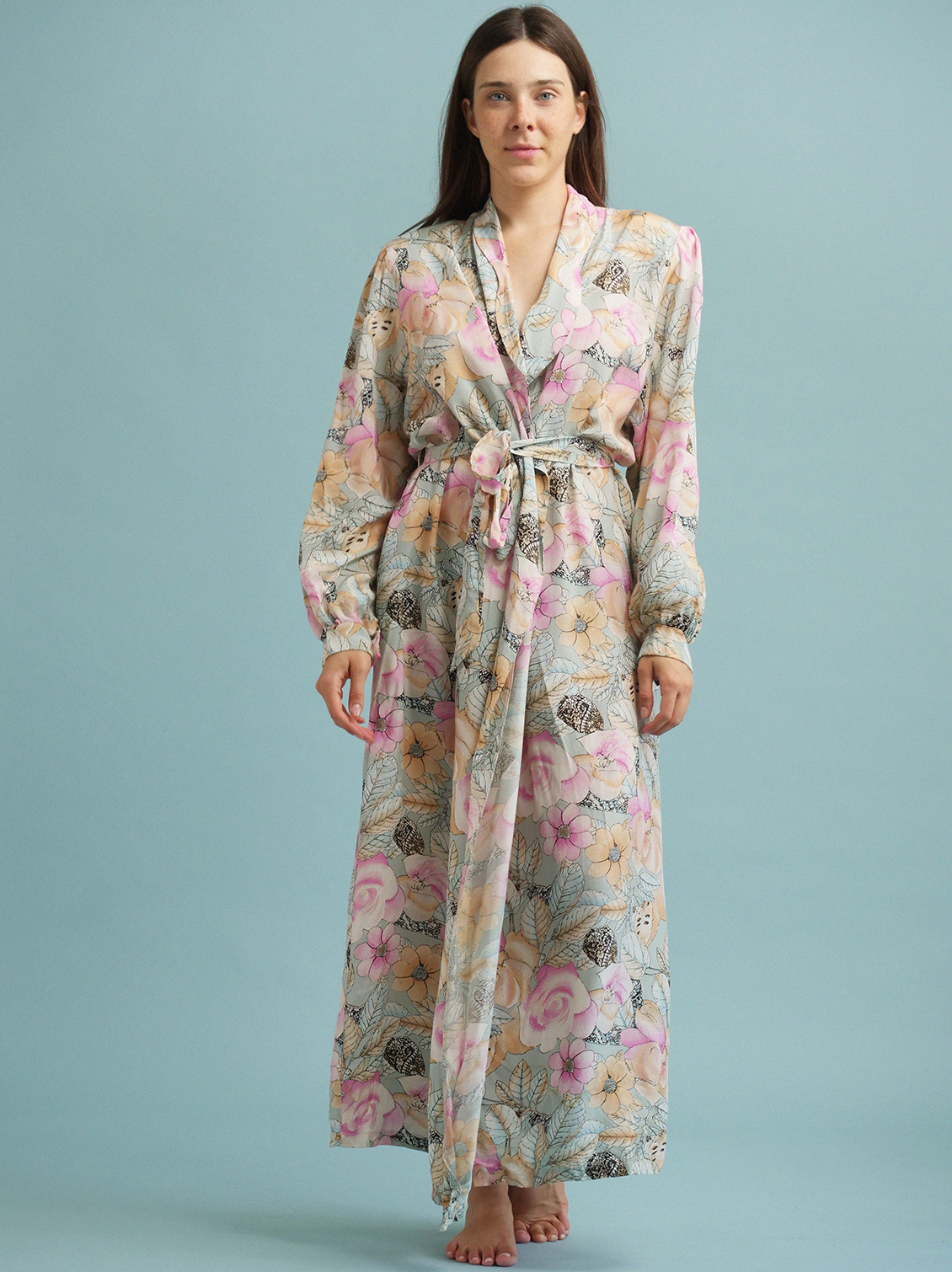 Vintage Kimono Dress - CLOTHING