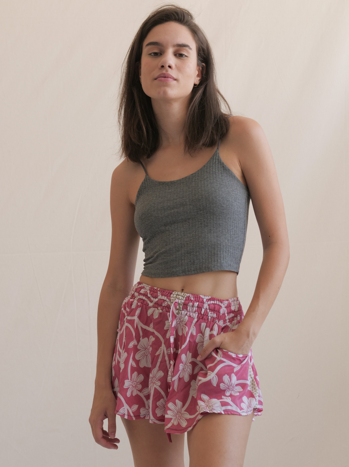 Booty sales shorts silk